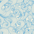 Blue waves pattern