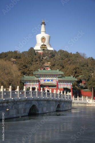 Photo: Beihai Park Landmark in Beijing / Peking - China Beihai Park Landmark in Beijing / Peking - China