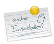 Karteikarte suche Immobilien