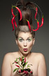Photo: chili pepper girl chili pepper girl