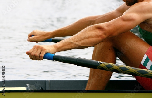 Photo: rower in training rower in training