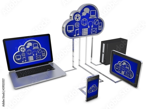 Illustration: cloud computing cloud computing