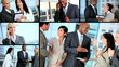 Vidéo : Montage of Successful Multi Ethnic Business Team Montage of Successful Multi Ethnic Business Team