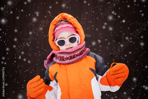 Photo: Happy winter child Happy winter child