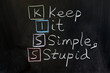 KISS, keep it simple, stupid