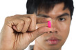 Photo: Doctor holding a pill Doctor holding a pill