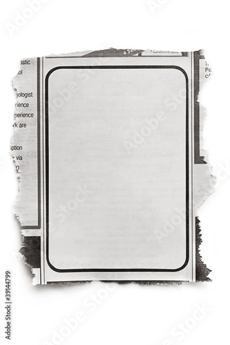 Foto: Newspaper Ad Newspaper Ad