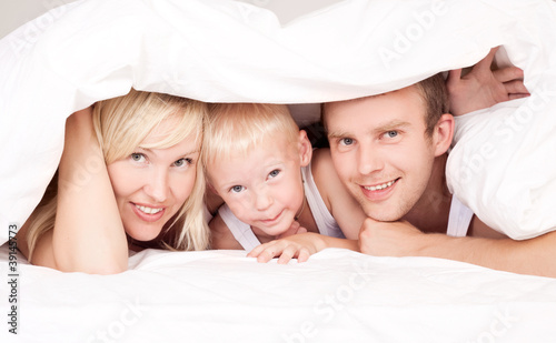 Photo: family at home family at home