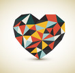 Vector retro heart Vector retro heart