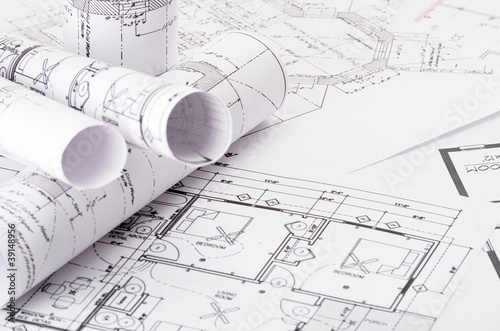 Photo: construction drawing construction drawing