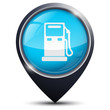 Symbole glossy vectoriel pompe station essence Symbole glossy vectoriel pompe station essence