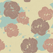 peonies seamless vector