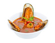 Delicious mediterranean seafood soup