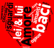Illustration: Amore - tag cloud Amore - tag cloud