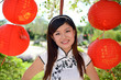 Pretty chinese woman portrait