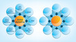 Vector sphere presentation template