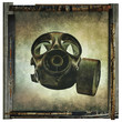 gas mask print