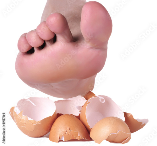 Photo: Walking on Eggshells Walking on Eggshells