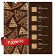 Menu design pizzeria