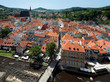 View of Cesky Krumlov with St. Vitus cathedral