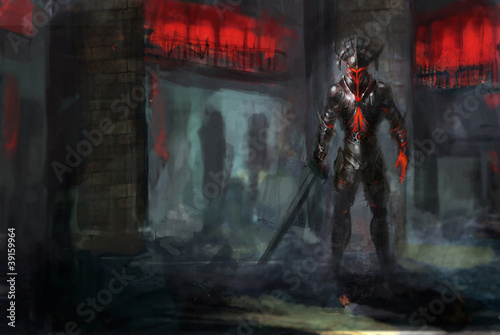 Illustration: fire revenant fire revenant