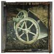 old cart wheels print