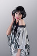 Beautiful young woman with headphones