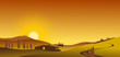 Südeuropa Sonnenuntergang Silhouette