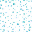 Illustration: Snowflakes seamless pattern Snowflakes seamless pattern