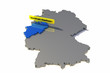 Illustration: Karte - Nordrhein-Westfalen Karte - Nordrhein-Westfalen