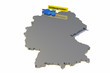 Illustration: Karte - Schleswig-Holstein Karte - Schleswig-Holstein