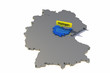 Illustration: Karte - Thüringen Karte - Thüringen