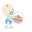 Vector: Easter baby Easter baby
