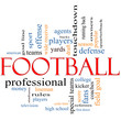 Football Word Cloud Concept