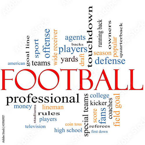 Illustration: Football Word Cloud Concept Football Word Cloud Concept