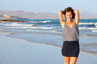 Photo: Young woman on a beach Young woman on a beach