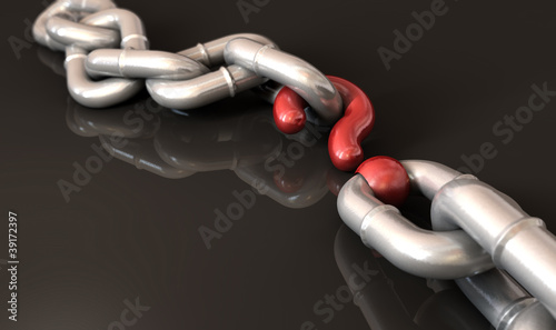 Photo: Missing Link Draped Chain Clean Missing Link Draped Chain Clean