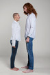 Foto: Couple with extreme hairstyles Couple with extreme hairstyles