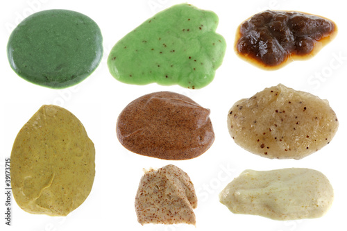 Photo: Herbal facial mask and body scrub - exfoliating cream and gel Herbal facial mask and body scrub - exfoliating cream and gel