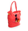 Foto: red beach bag with glasses and towel red beach bag with glasses and towel