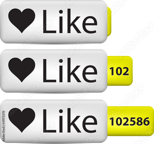 Illustration: Like Button Like Button