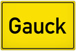 Schild Gauck / neuer Bundespräsident