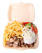 Gyros Platte vom Griechen um die Ecke