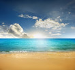 beach , tropical sea