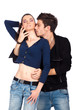 Photo: Young sensual couple playing with passion Young sensual couple playing with passion