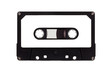 Kassette einzeln, isoliert auf weißem Hintergrund