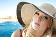 Portrait of the girl in a hat