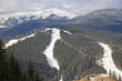 Foto: Ski tracks of famous Bukovel ski resort, Carpathians, Ukraine Ski tracks of famous Bukovel ski resort, Carpathians, Ukraine