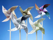 Money toy windmills