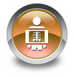 Orange Glossy Pictogram "X-Ray"